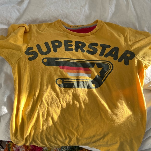 Diesel Tops - DIESEL sz S Epically awesome Vintage SUPERSTAR School bus yellow RARE T-shirt